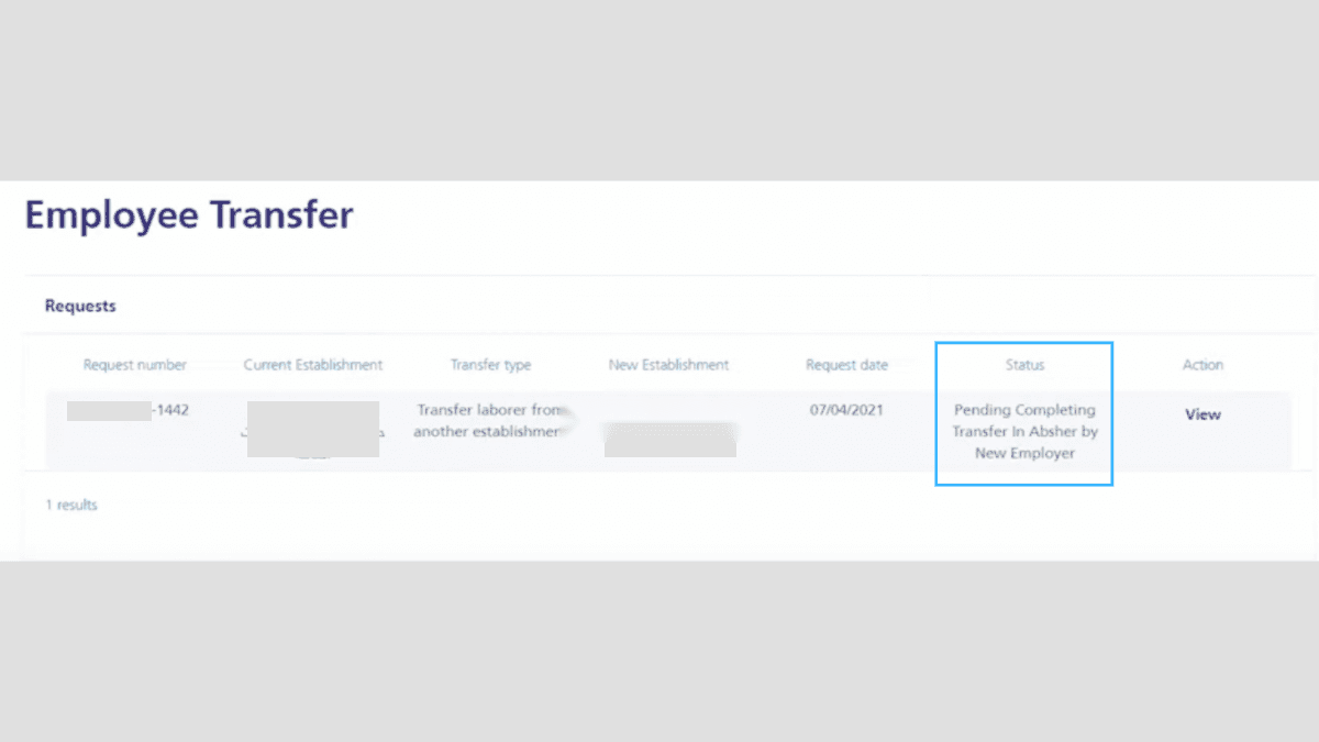 employee transfer request qiwa, employee transfer, 