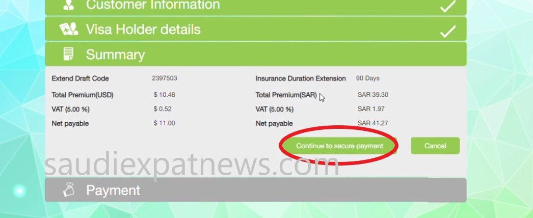 insurance renewal for visit visa 6