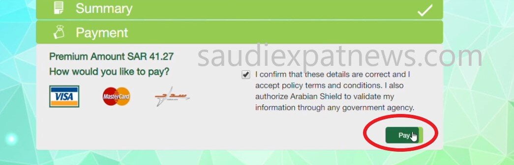 Insurance Renewal for Saudi Visit Visa 7