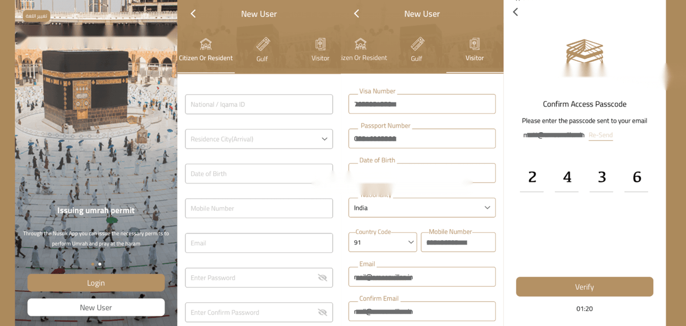 Nusuk App Registration, Umrah Appointment Booking, Makkah, Madinah