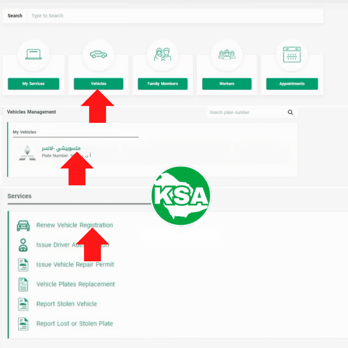 Istimara Renew Online through Absher
