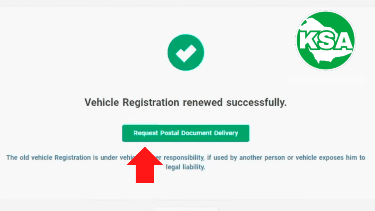 Istimara Card Request Postal Document Delivery