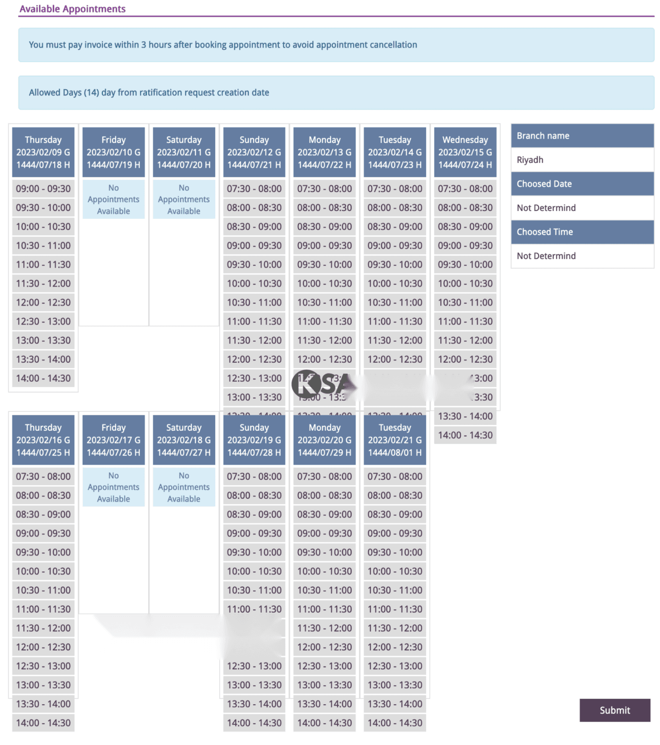 mofa appointment booking ksa saudi arabia