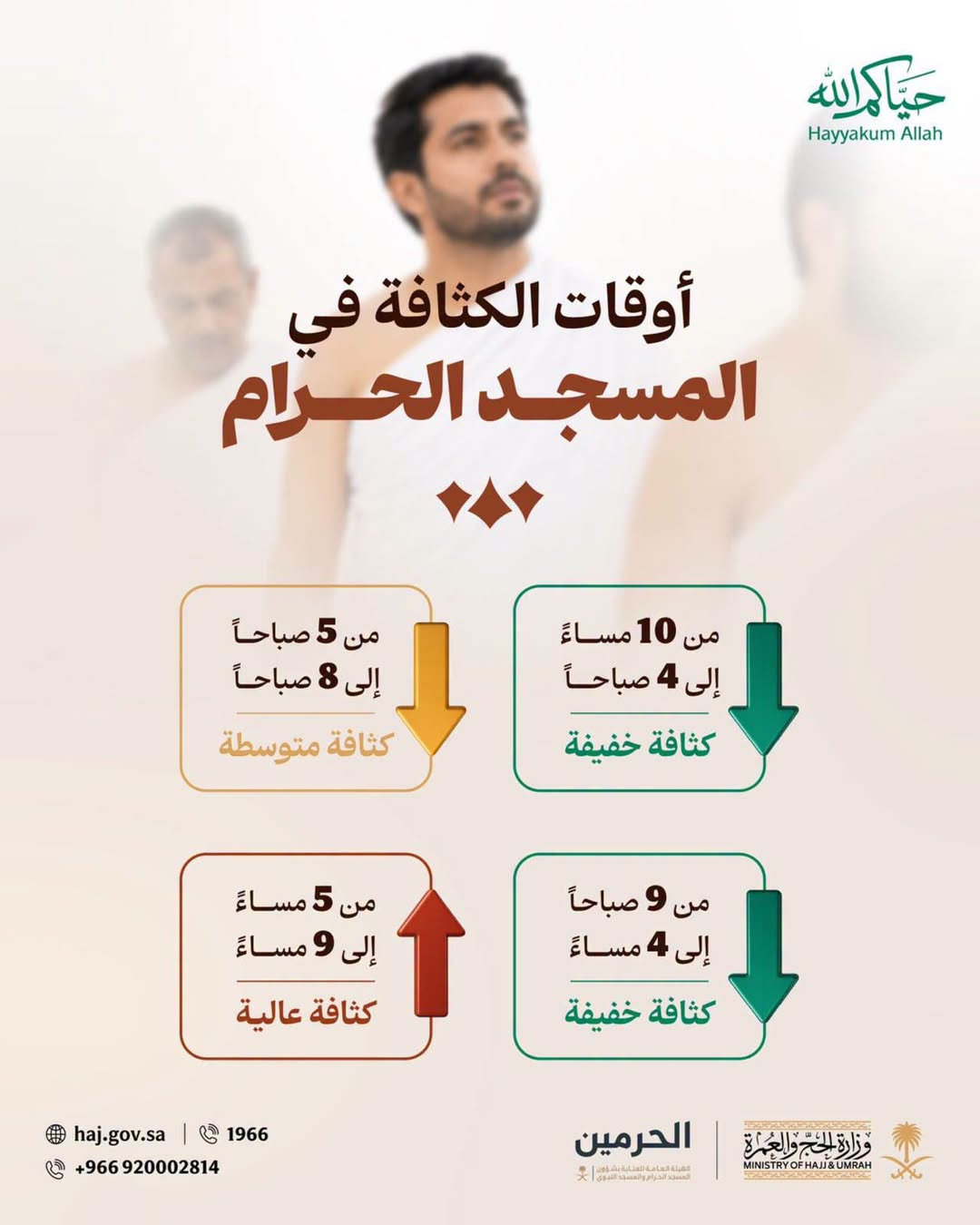 less crowd umrah timings