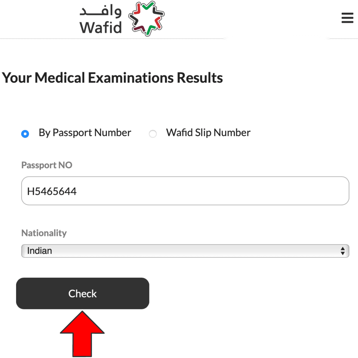 wafid medical status, gamca medical status check, gcchmc
